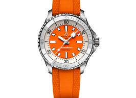 Breitling Superocean 36 A17377211O1S1 (2023) - Oranje wijzerplaat 36mm Staal