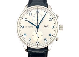 IWC Portuguese Chronograph IW371605 (2025) - Silver dial 41 mm Steel case