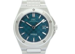 IWC Ingenieur Automatic IW328903 (2024) - Groen wijzerplaat 40mm Staal