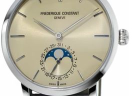 Frederique Constant Manufacture Slimline Moonphase FC-705BG4S6 (2026) - Champagne dial 42 mm Steel case