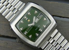 Enicar Vintage 70's vintage watch mens Enicar DDS 240 automatic AR 167 green dial rare 39mm -