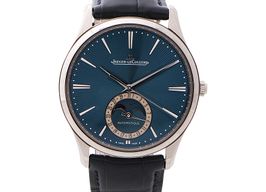 Jaeger-LeCoultre Master Ultra Thin Moon Q13635E1 (2021) - Blauw wijzerplaat 39mm Witgoud