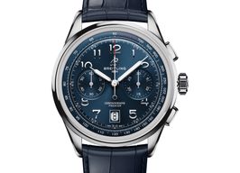 Breitling Premier AB0145171C1P2 (2023) - Blauw wijzerplaat 42mm Staal