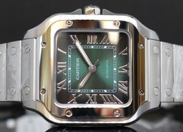 Cartier Santos WSSA0061 (2025) - Green dial 35 mm Steel case