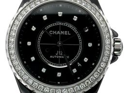 Chanel J12 H6526 (2024) - Black dial 38 mm Ceramic case