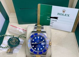 Rolex Submariner Date 116613LB (2015) - Blue dial 40 mm Gold/Steel case