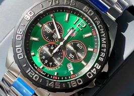 TAG Heuer Formula 1 Quartz CAZ101AP.BA0842 (2023) - Groen wijzerplaat 43mm Staal
