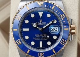 Rolex Submariner Date 116613LB (2020) - Blauw wijzerplaat 40mm Goud/Staal