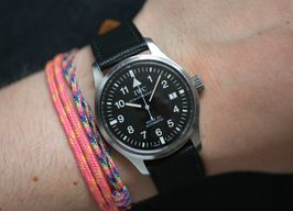 IWC Pilot Mark IW325301 (1999) - Zwart wijzerplaat 38mm Staal