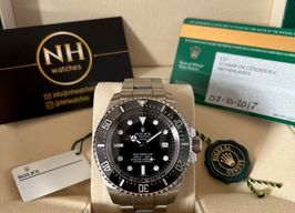 Rolex Sea-Dweller Deepsea 116660 (2017) - Zwart wijzerplaat 44mm Staal