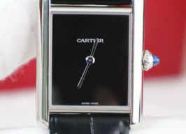 Cartier Tank WSTA0108 (2025) - Zwart wijzerplaat 34mm Staal