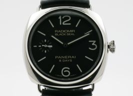 Panerai Radiomir 8 Days PAM 00609 (2015) - Zwart wijzerplaat 45mm Staal