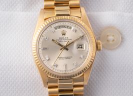 Rolex Day-Date 1803 (1976) - Silver dial 36 mm Yellow Gold case