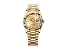 Rolex Day-Date 36 128238 (2023) - Grey dial 43 mm Yellow Gold case
