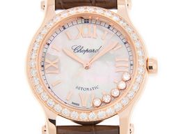 Chopard Happy Sport 274893-5010 (2022) - Pearl dial 30 mm Rose Gold case