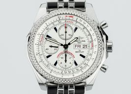 Breitling Bentley GT A1336212/A575-972A (2012) - Wit wijzerplaat 44mm Staal