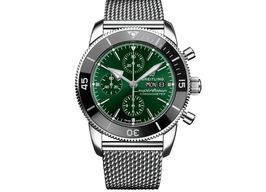 Breitling Superocean Heritage Chronograph A13313121L1A1 (2023) - Groen wijzerplaat 44mm Staal