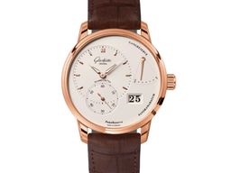 Glashütte Original PanoReserve 1-65-01-25-15-62 (2023) - Wit wijzerplaat 40mm Roségoud