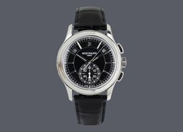 Patek Philippe Annual Calendar Chronograph 5905P-010 (2017) - Black dial 42 mm Platinum case