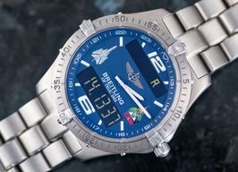 Breitling Aerospace E75362 (2006) - Blauw wijzerplaat 40mm Titanium