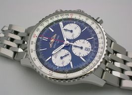 Breitling Navitimer 1 B01 Chronograph AB0139211B1A1 (2024) - Zwart wijzerplaat 41mm Staal