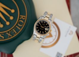 Rolex Oyster Perpetual Date 1505 (1979) - Zwart wijzerplaat 34mm Staal