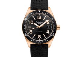 Glashütte Original SeaQ 1-39-11-17-91-33 (2023) - Black dial 40 mm Red Gold case