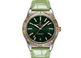 Breitling Chronomat 36 U10380611L1P1 (2024) - Groen wijzerplaat 36mm Staal