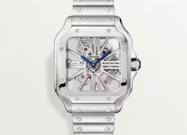 Cartier Santos WHSA0015 (2021) - Transparant wijzerplaat 40mm Staal