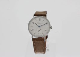 NOMOS Tangente 33 122 (2024) - Wit wijzerplaat 33mm Staal