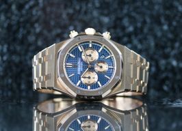 Audemars Piguet Royal Oak Chronograph 26331OR.OO.1220OR.01 (2020) - Blue dial 41 mm Rose Gold case