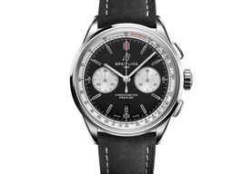 Breitling Premier AB0118371B1X1 (2023) - Zwart wijzerplaat 42mm Staal