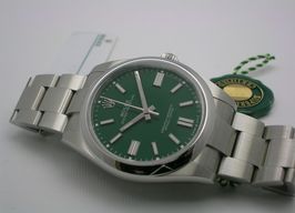 Rolex Oyster Perpetual 41 124300 (2025) - Green dial 41 mm Steel case