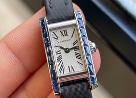 Cartier Tank 2641 (2000) - White dial 28 mm White Gold case