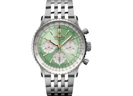 Breitling Navitimer AB0139211L1A1 (2023) - Groen wijzerplaat 41mm Staal