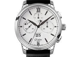 Glashütte Original Senator Chronograph Panorama Date 1-37-01-05-02-33 (2023) - White dial 42 mm Steel case