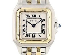 Cartier Panthère 1120 (1990) - White dial 22 mm Gold/Steel case