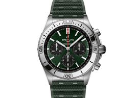 Breitling Chronomat 42 AB0134101L2S1 (2024) - Groen wijzerplaat Onbekend Staal