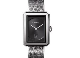 Chanel Boy-Friend H4878 (2023) - Black dial 27 mm Steel case