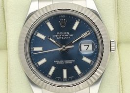 Rolex Datejust II 116334 (2010) - Blue dial 41 mm Steel case