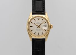 Rolex Datejust 1601 (1971) - Zilver wijzerplaat 36mm Geelgoud