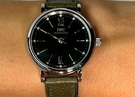 IWC Portofino Automatic IW357412 (2024) - Groen wijzerplaat 34mm Staal