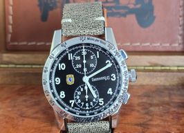 Eberhard & Co. Tazio Nuvolari 31030 (Unknown (random serial)) - Black dial 40 mm Steel case