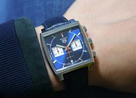 TAG Heuer Monaco CBL2111.FC6453 (2022) - Blue dial 39 mm Steel case