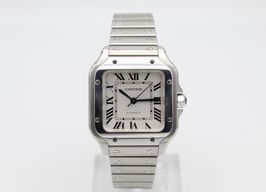 Cartier Santos WSSA0029 (2020) - Zilver wijzerplaat 35mm Staal