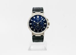 Breguet Marine 5527TI/Y1/9WV (2024) - Blauw wijzerplaat 42mm Titanium