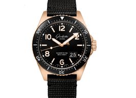 Glashütte Original SeaQ Panorama Date 1-36-13-03-90-35 (2023) - Black dial 43 mm Red Gold case