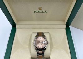Rolex Datejust 126231 PINK VIIX OYS (2025) - Pink dial 36 mm Gold/Steel case