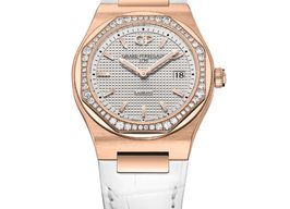 Girard-Perregaux Laureato 80189D52A132-CB6A (2022) - Silver dial 34 mm Rose Gold case