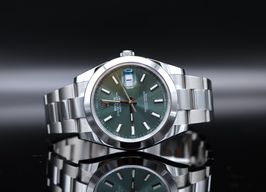 Rolex Datejust 41 126300 (2023) - Groen wijzerplaat 41mm Staal